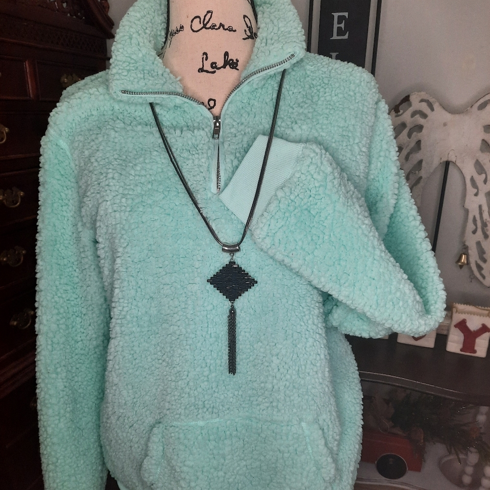 Cute Fuzzy Sweater-XL